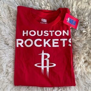NEW Houston Rockets Youth Short Sleeve T Shirt Red White Size XL